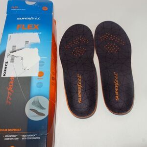 New Superfeet Flex Dynamic Comfort Insoles Size B Women's 4.5-6 Kid's 2.5-4